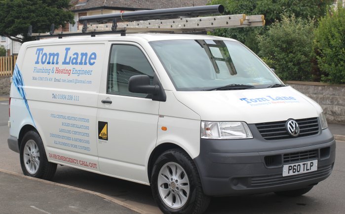 Tom Lane Plumbing and Heating Engineer Van